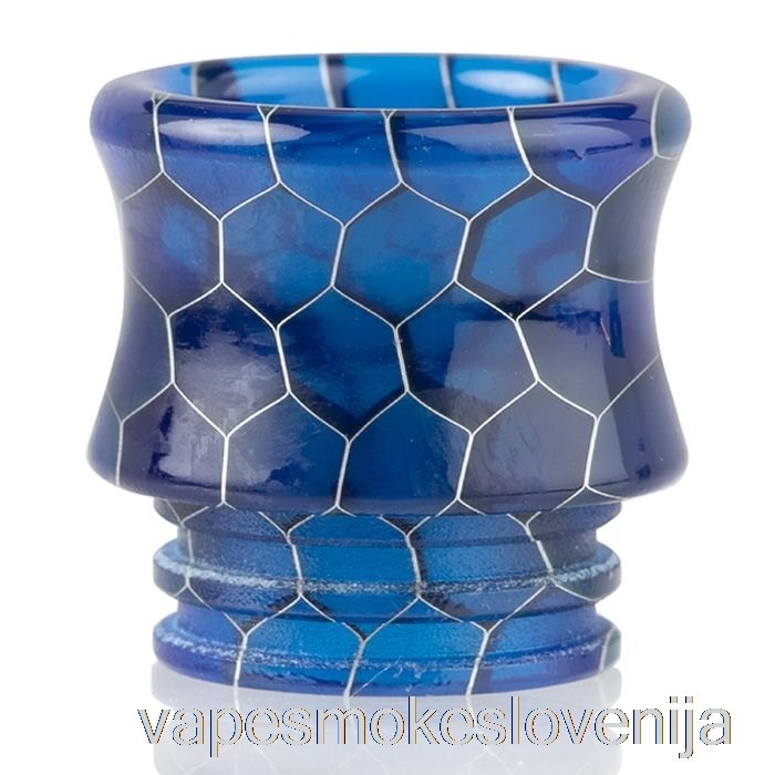 Vape Petrol 810 Crown Snake Skin Resin Drip Tip Blue